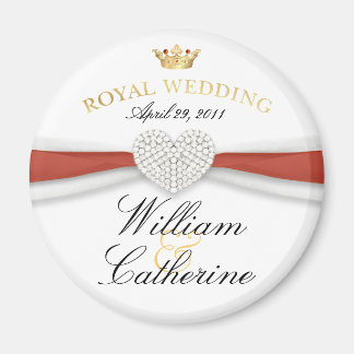 William & Kate – の王室の記念結婚贈り物 マグネット