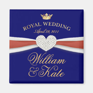 William & Kate – の王室の記念結婚贈り物 マグネット