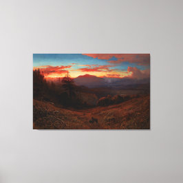 William Keith_Sunset on山ディアブロ キャンバスプリント