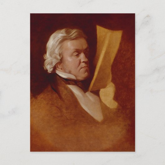 William Makepeace Thackeray, c.1864 ポストカード (正面)