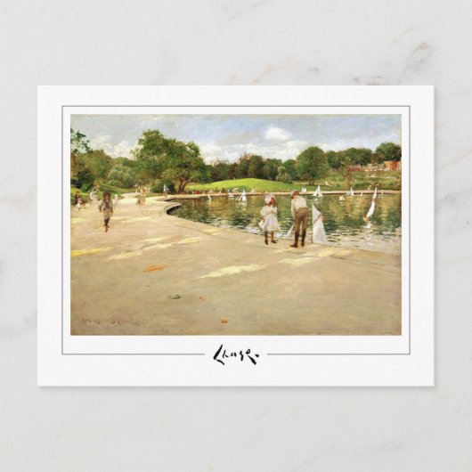 William Meritt Chase #346 -ファインアート葉書 ポストカード (正面)