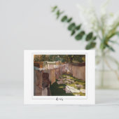 William Meritt Chase #53 -ファインアート葉書 ポストカード (スタンド正面)