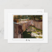 William Meritt Chase #53 -ファインアート葉書 ポストカード (正面/裏面)