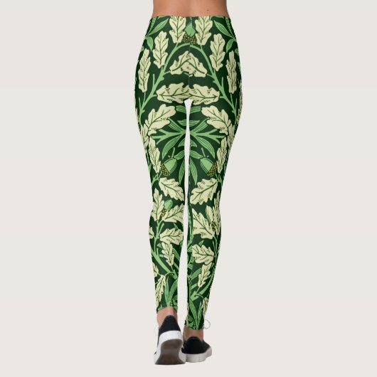 William Mirrors Acorns & Oak Leaves Spring Garden レギンス (裏面)