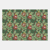 William Morisによるクリスマス ラッピングペーパーシート (正面2)