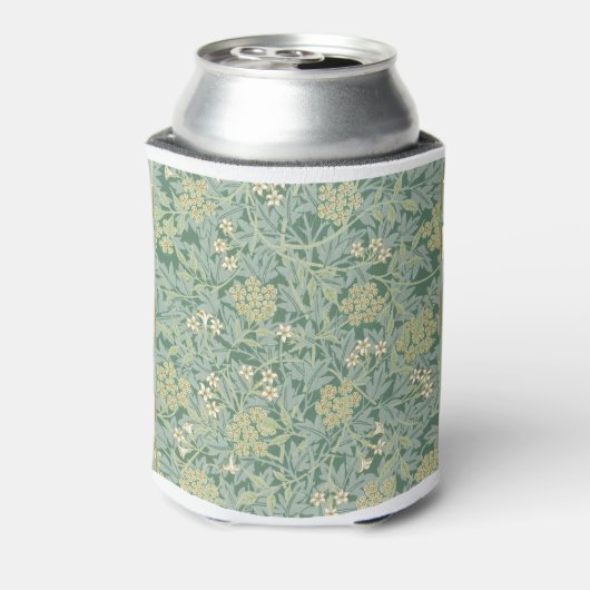 William Morrisによるグリーンイエロージャスミン 缶クーラー (缶裏面)