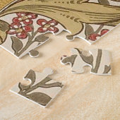 William Morrisによるゴールデンリリーパターンバージョン2 ジグソーパズル (側面)