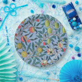 William Morrisによるザクロのパターン ペーパープレート (パーティー)