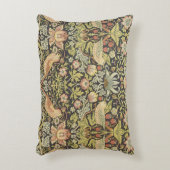 William Morrisによるストロベリー泥棒、ヴィンテージ・アート アクセントクッション (正面(垂直))