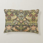 William Morrisによるストロベリー泥棒、ヴィンテージ・アート アクセントクッション (裏面)