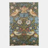 William Morrisによるストロベリー泥棒、ヴィンテージ・アート キッチンタオル (縦)