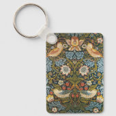 William Morrisによるストロベリー泥棒、ヴィンテージ・アート キーホルダー (正面)