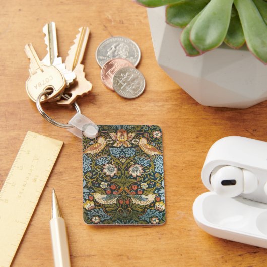 William Morrisによるストロベリー泥棒、ヴィンテージ・アート キーホルダー (デスク)