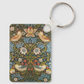 William Morrisによるストロベリー泥棒、ヴィンテージ・アート キーホルダー (裏面)