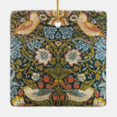 William Morrisによるストロベリー泥棒、ヴィンテージ・アート セラミックオーナメント (裏面)