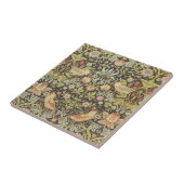 William Morrisによるストロベリー泥棒、ヴィンテージ・アート タイル (側面)