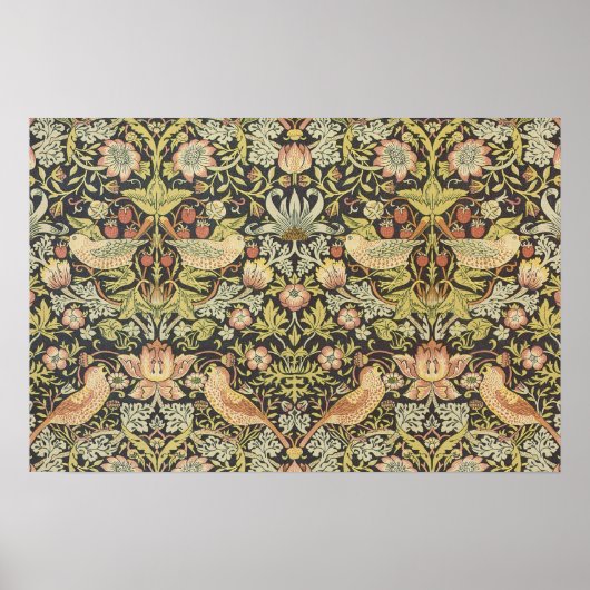 William Morrisによるストロベリー泥棒、ヴィンテージ・アート ポスター (正面)