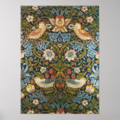 William Morrisによるストロベリー泥棒、ヴィンテージ・アート ポスター (正面)