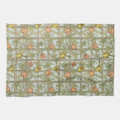 William Morrisによるトレリス、ヴィンテージ・ガーデン・テキスタイル キッチンタオル (横)