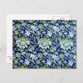 William Morrisによるヴィンテージ・パターン ポストカード (正面/裏面)