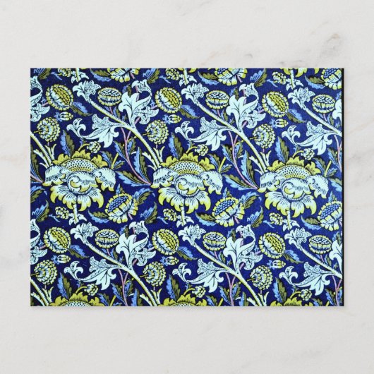 William Morrisによるヴィンテージ・パターン ポストカード (正面)