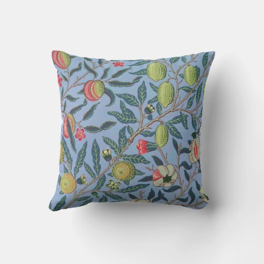 William Morrisによる果実またはザクロ クッション (裏面)