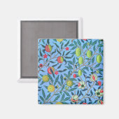 William Morrisによる果実またはザクロ マグネット (正面/裏面)