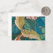 William Morrisの壁紙Acanthus ノートカード (正面/裏面インサイチュ)