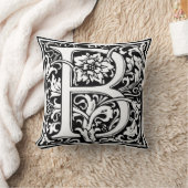 William Morrisアルファベット「B」 クッション (ブランケット)