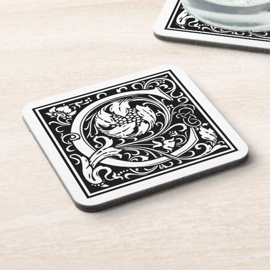 William Morrisアルファベット「C」 コースター (左側)