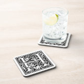 William Morrisアルファベット「H」 コースター (右側)