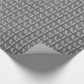 William Morrisアルファベット「M」 ラッピングペーパー (角)