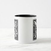 William Morrisアルファベット「N」 マグカップ (中央)