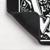 William Morrisアルファベット「W」 マウスパッド (コーナー)