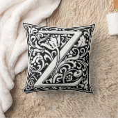 William Morrisアルファベット「Z」 クッション (ブランケット)