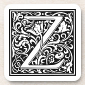 William Morrisアルファベット「Z」 コースター (正面)