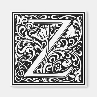 William Morrisアルファベット「Z」 マグネット