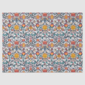 William Morrisインスパイアカラフル鮮やか色 薄葉紙 (正面)