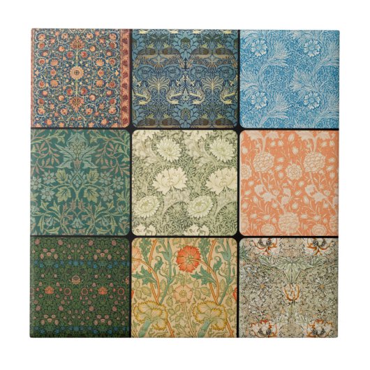 William * Morrisキルト絶妙 タイル (正面)