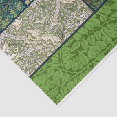 William Morrisグリッドコラージュデコページ紙 薄葉紙 (詳細)