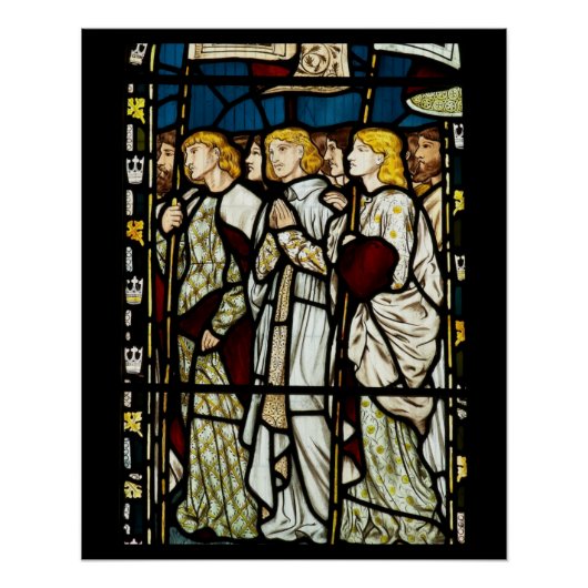 William Morrisデザイン、All Saints ポスター (正面)