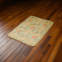 William * Morrisピンクとバラ1896黄色 | バスマット