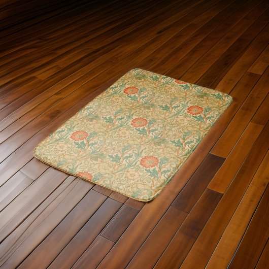 William * Morrisピンクとバラ1896黄色 | バスマット