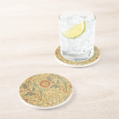 William Morrisピンクのバラの花壁紙パターン コースター (側面)