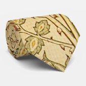 William Morrisピンクのバラの花壁紙パターン ネクタイ (ロール)