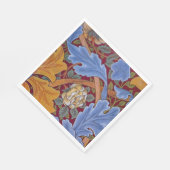 William Morrisフローラ壁紙パターン スタンダードランチョンナプキン (角)