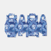 William Morrisフローラ、コバルトブルーとホワイト フェイバーボックス (折り畳みなし)