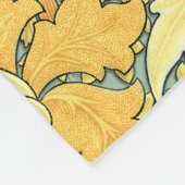 William Morrisリッチフローラヴィンテージパターン フリースブランケット (角)