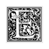 William MorrisレターEビクトリアンフローラスタンプ セルフインキングスタンプ (デザイン)