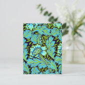 William Morrisヴィンテージパターン – Anemone ポストカード (スタンド正面)